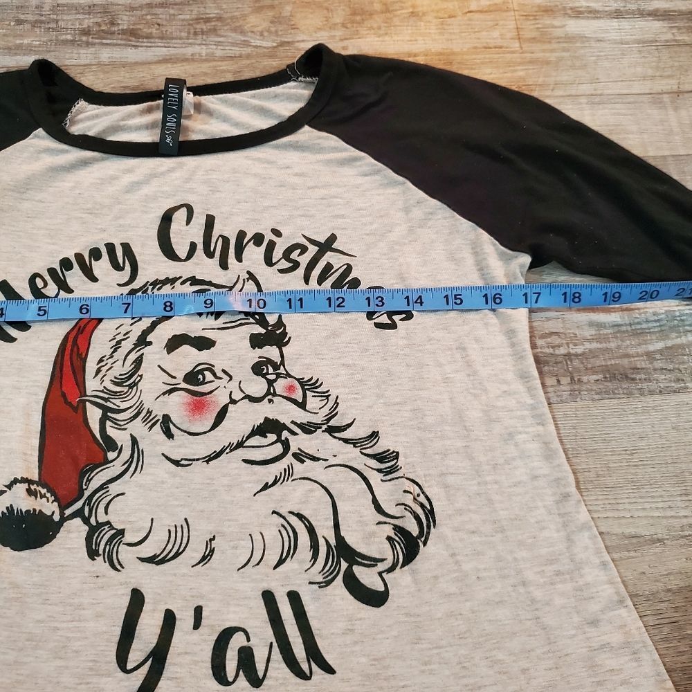 Womens large lovely souls Christmas top - Picture 4 of 8